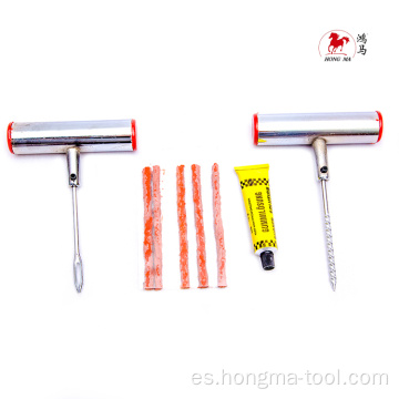 Conjunto de enchufe de kit de herramientas de reparación de neumáticos de servicio pesado universal